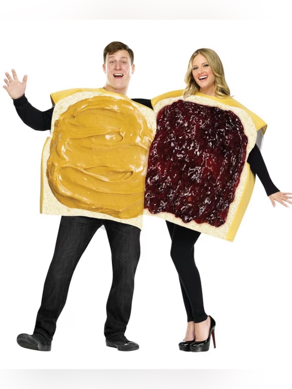 Peanut Butter and Jelly Costume, Halloween Adult Couple Costume for Halloween